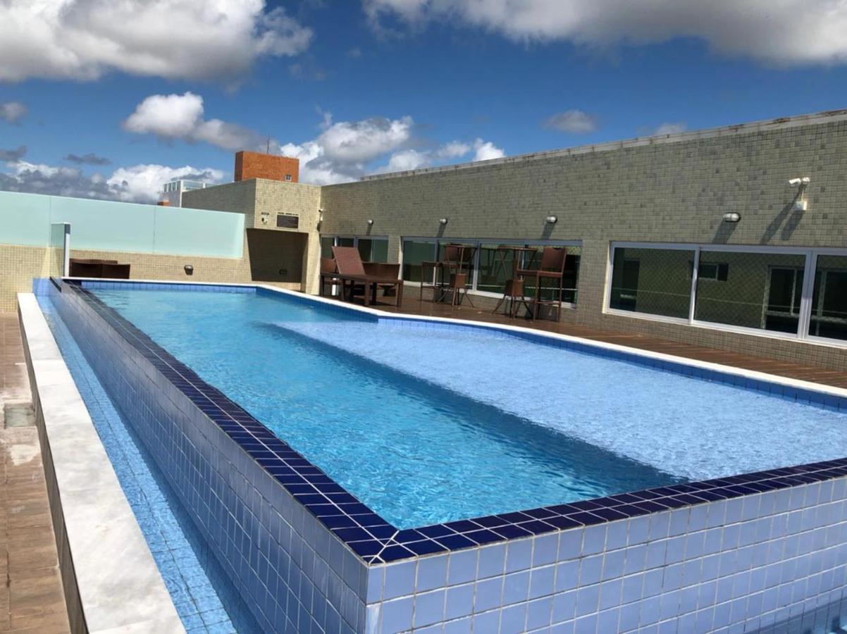 Confortavel Flat Com Piscina De Borda Infinita Na Cobertura Cabedelo Luaran gambar